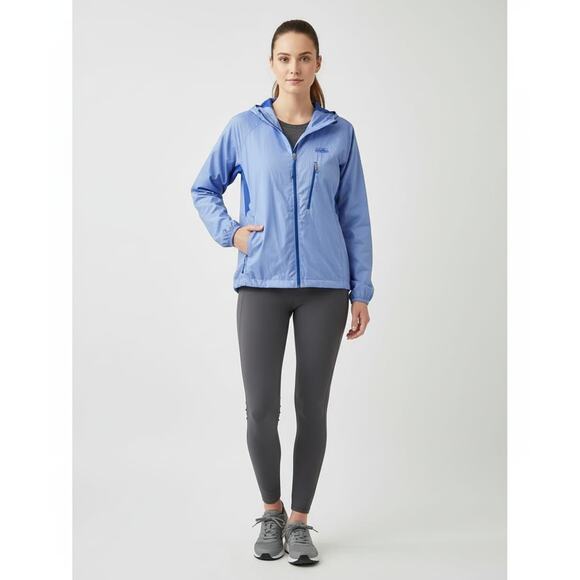 Patagonia Women's Y2K Purple Windbreaker Jacket Running Lightweight Zip Size S - Picture 1 of 11